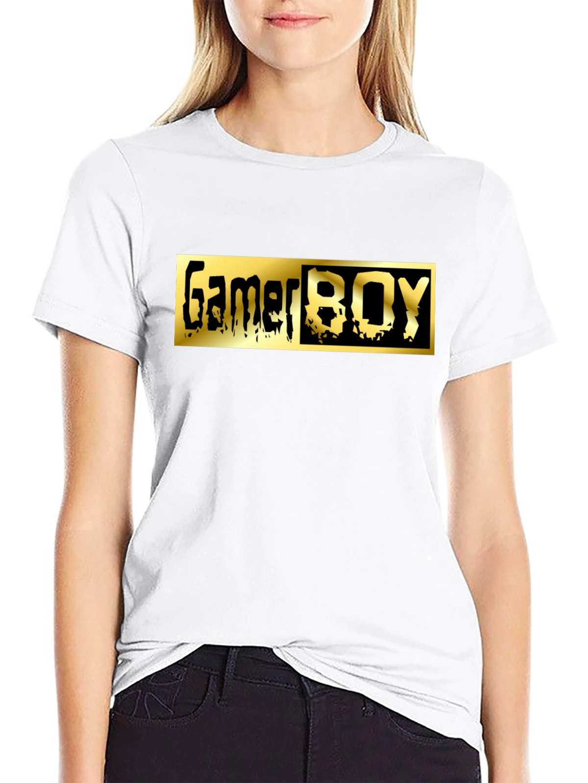 Gamer Boy Graphic Tee - Black