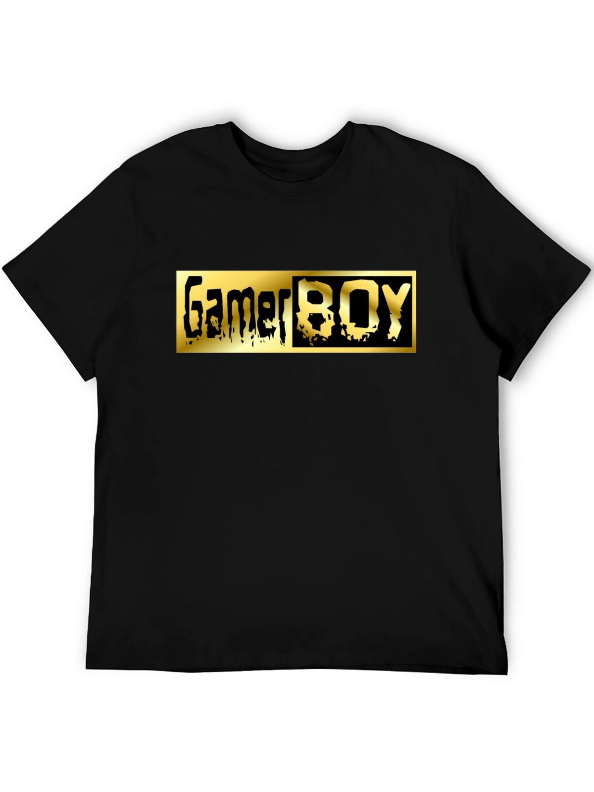 Gamer Boy Graphic Tee - Black