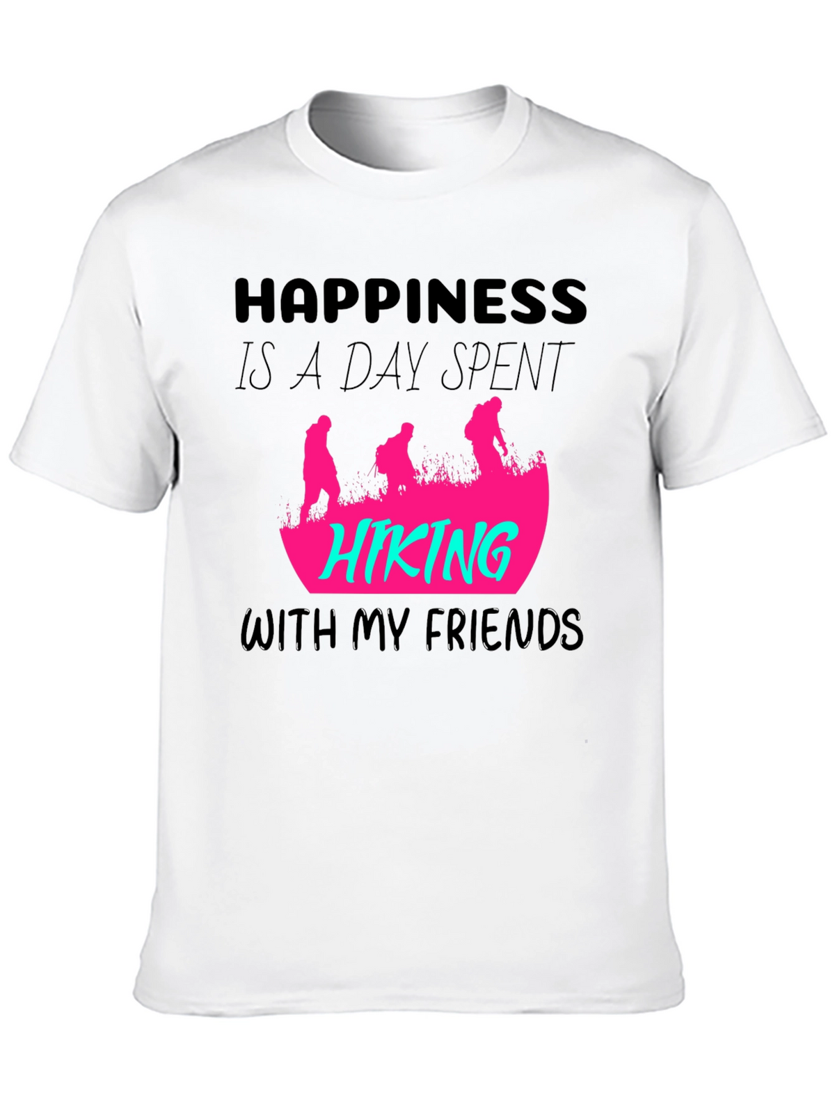 Happiness Hiking Friends Graphic Tee