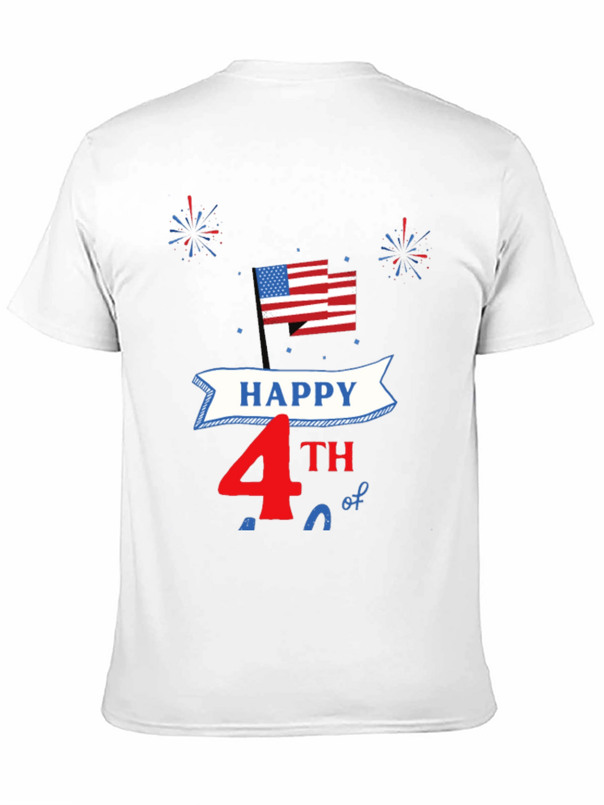 Happy 4th of July Patriotic USA Flag T-Shirt