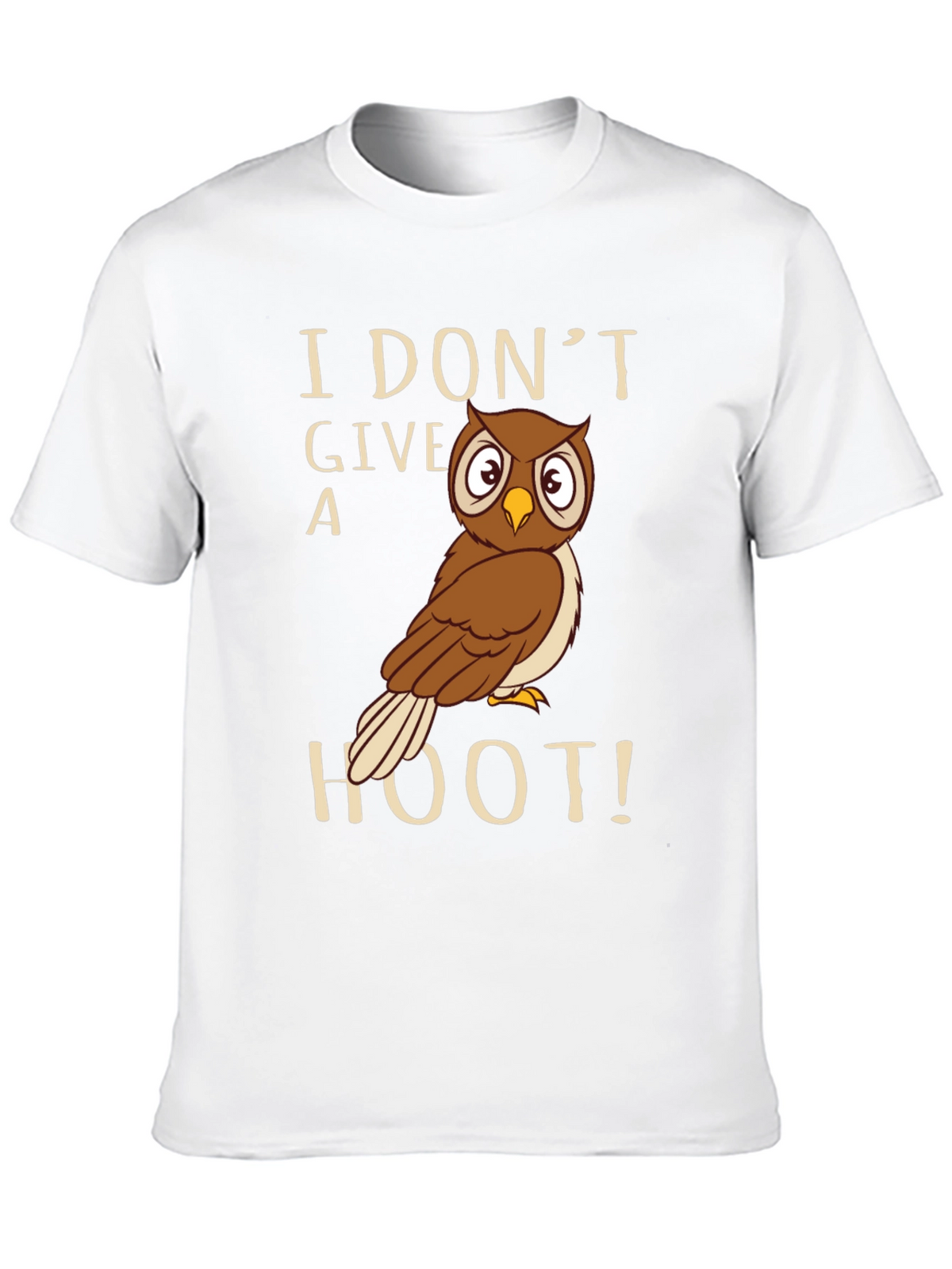 I Dont Give A Hoot Owl Graphic T-Shirt