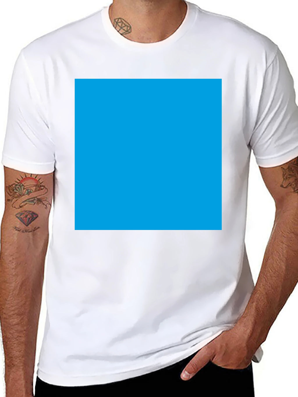 Mens Basic Black Short Sleeve T-Shirt