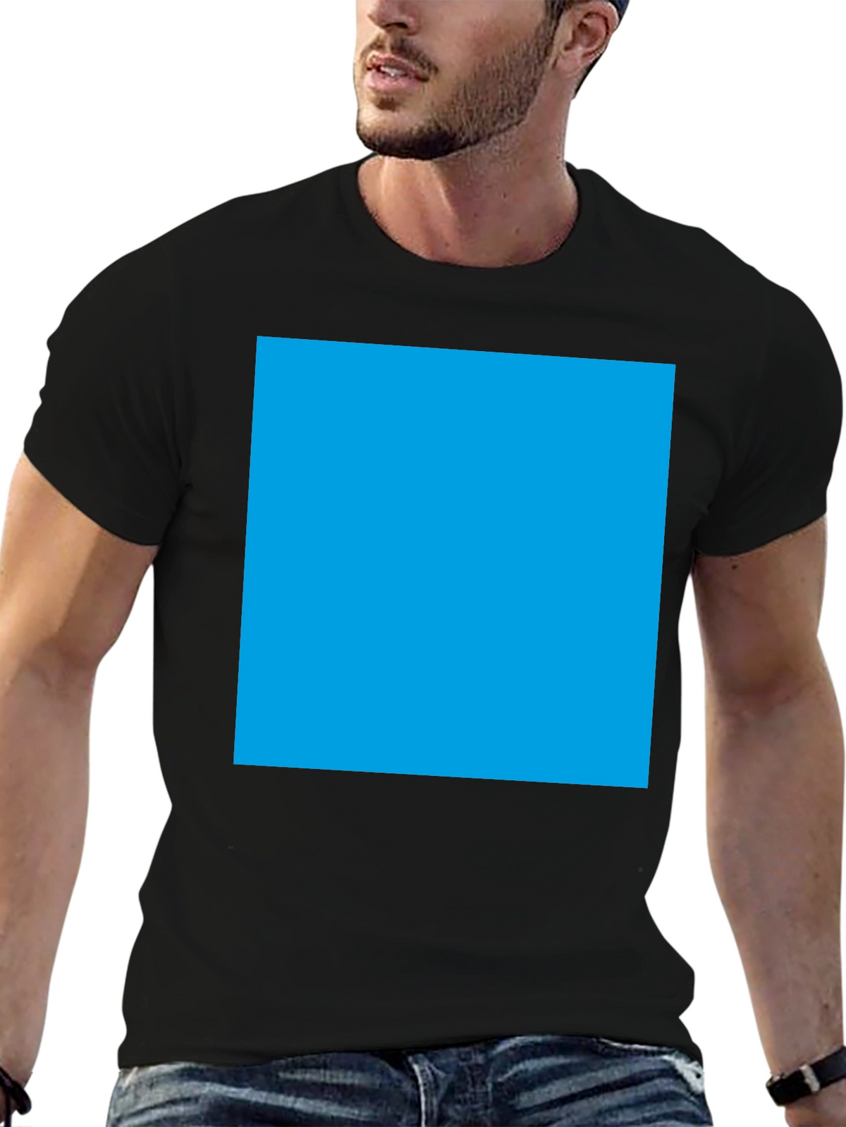 Mens Basic Black Short Sleeve T-Shirt