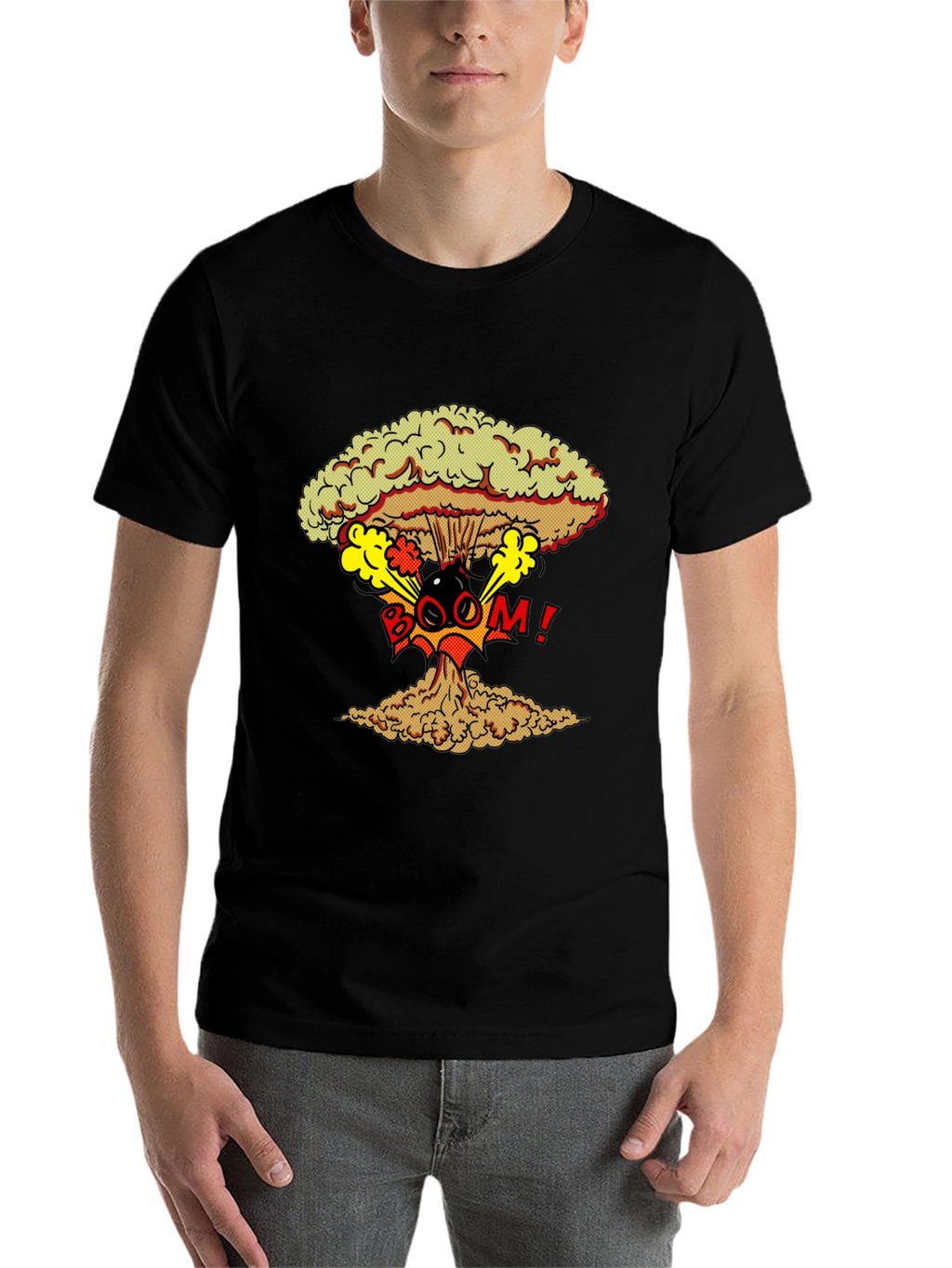 Nuclear Boom Graphic Print T-Shirt