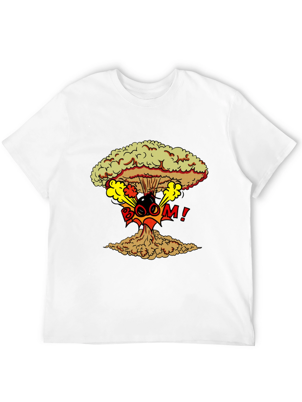 Nuclear Boom Graphic Print T-Shirt