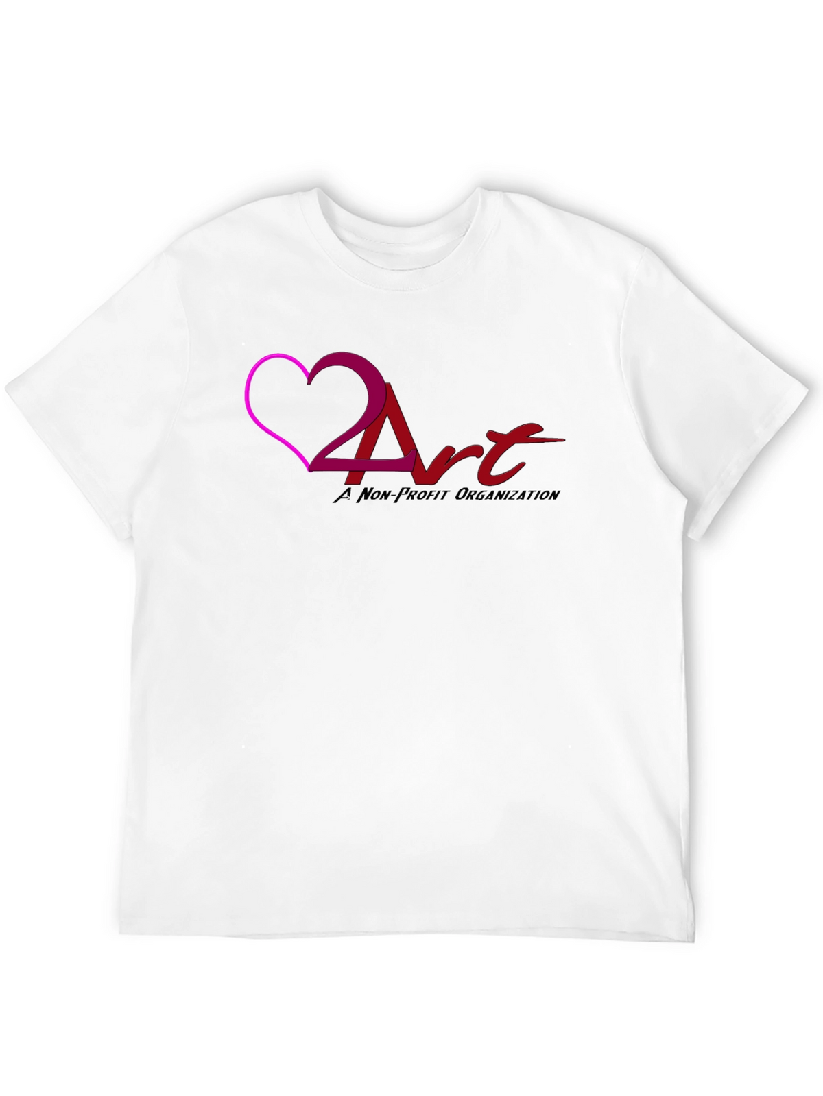 Love 2 Art Nonprofit Black T-Shirt