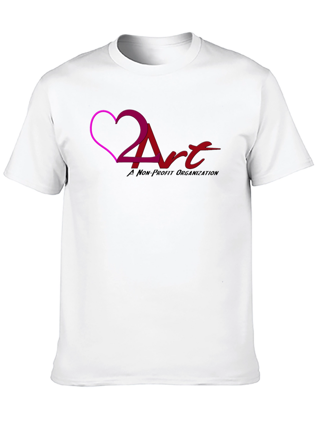 Love 2 Art Nonprofit Black T-Shirt