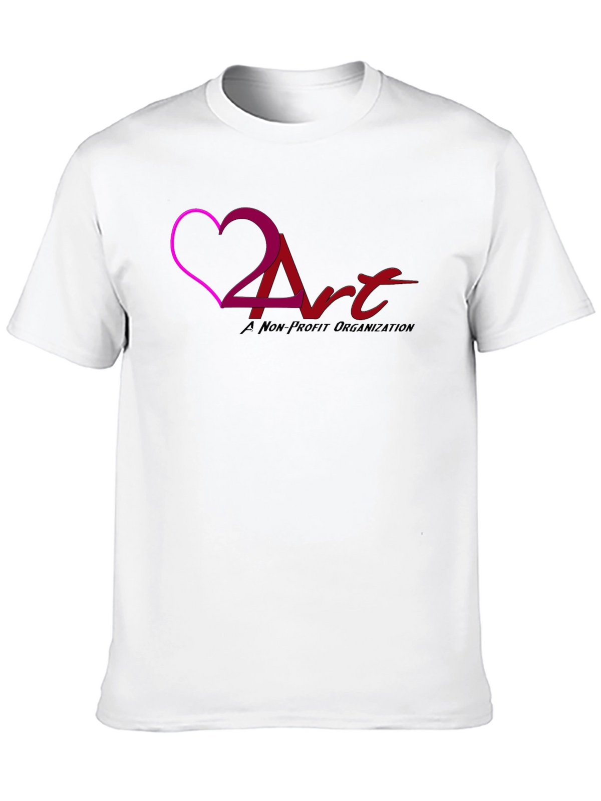 Love 2 Art Nonprofit Black T-Shirt