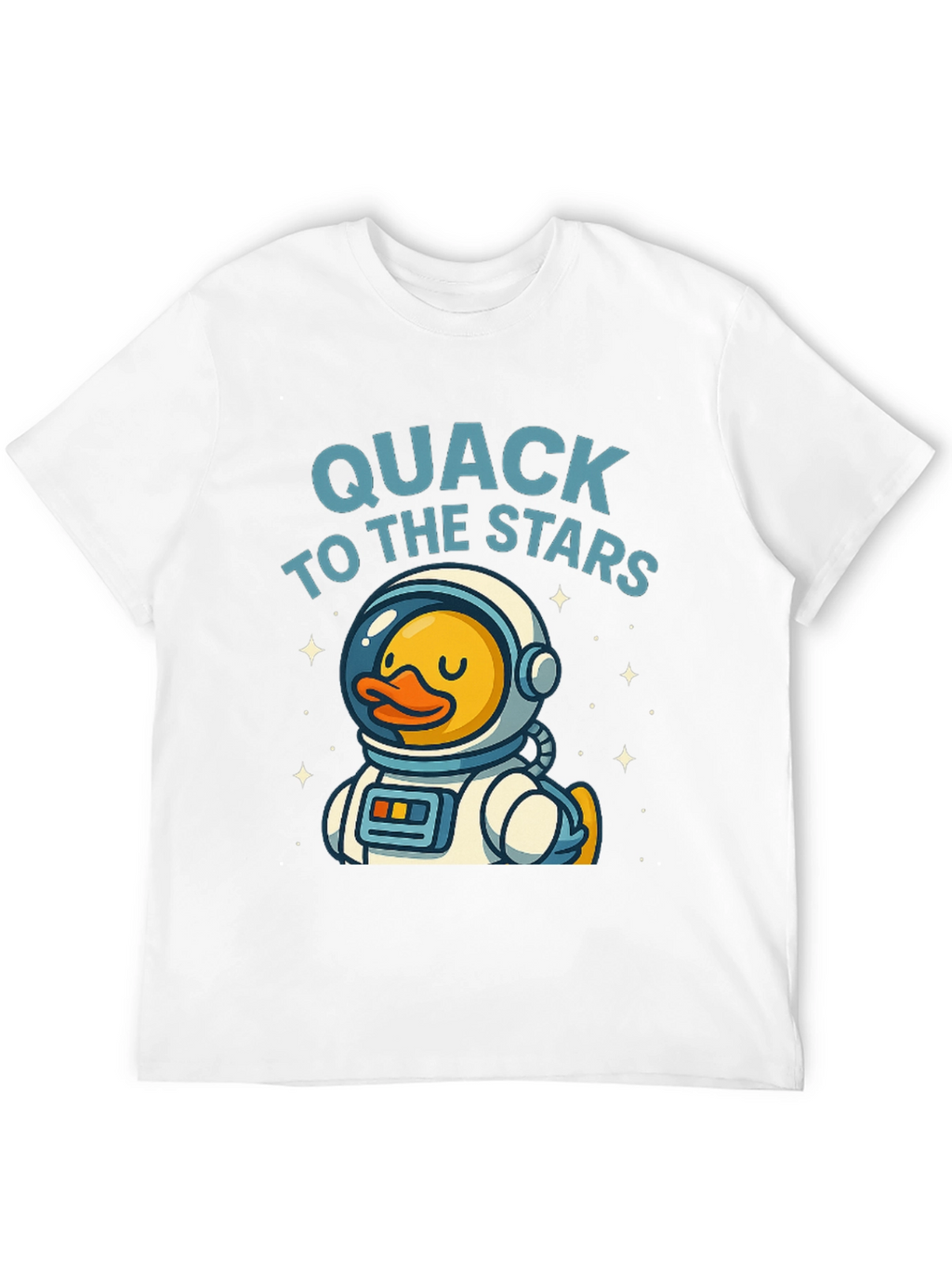 Quack to the Stars T-Shirt - Astronaut Duck Tee