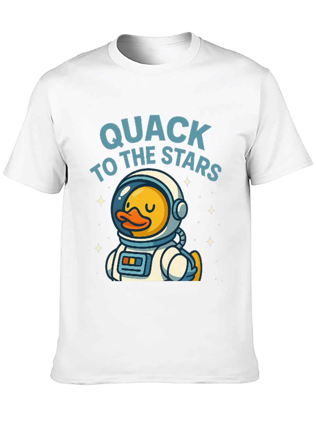 Quack to the Stars T-Shirt - Astronaut Duck Tee