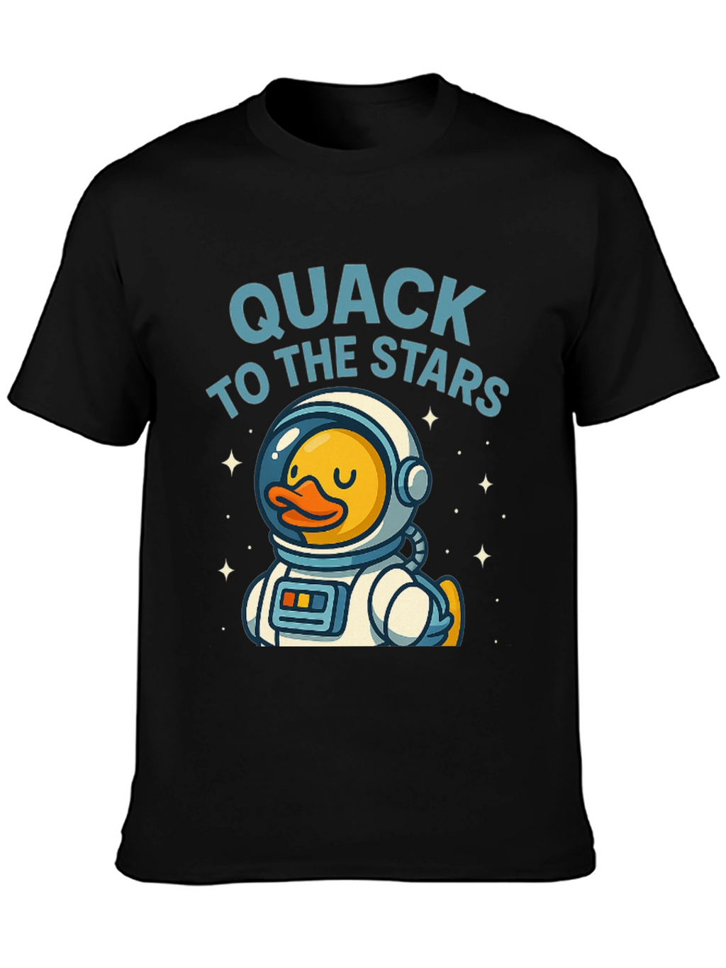 Quack to the Stars T-Shirt - Astronaut Duck Tee