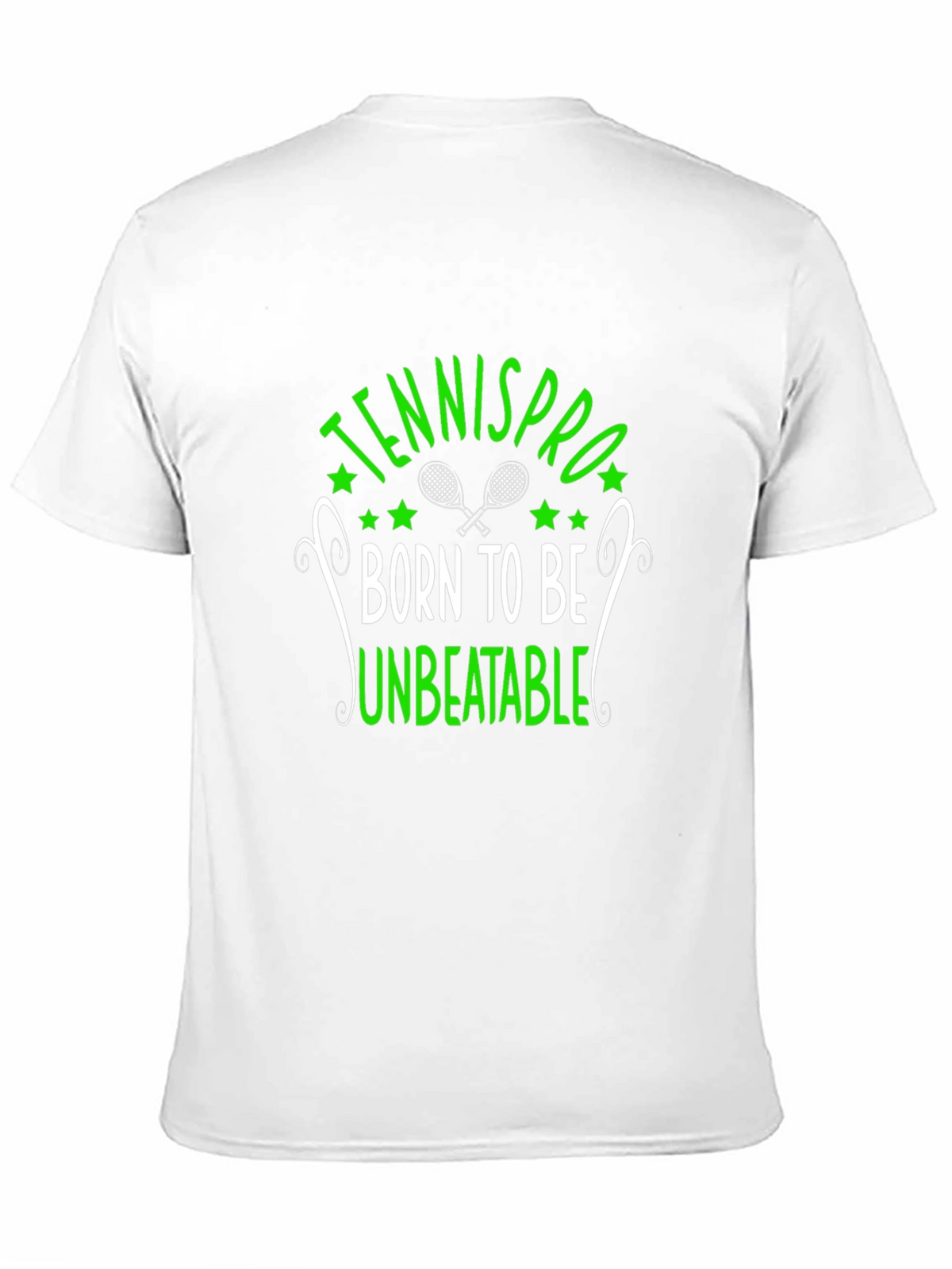 TennisPro Unbeatable Graphic T-Shirt - Black