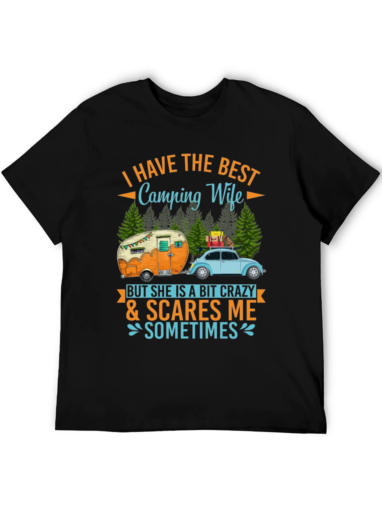 Funny Camping Wife T-Shirt