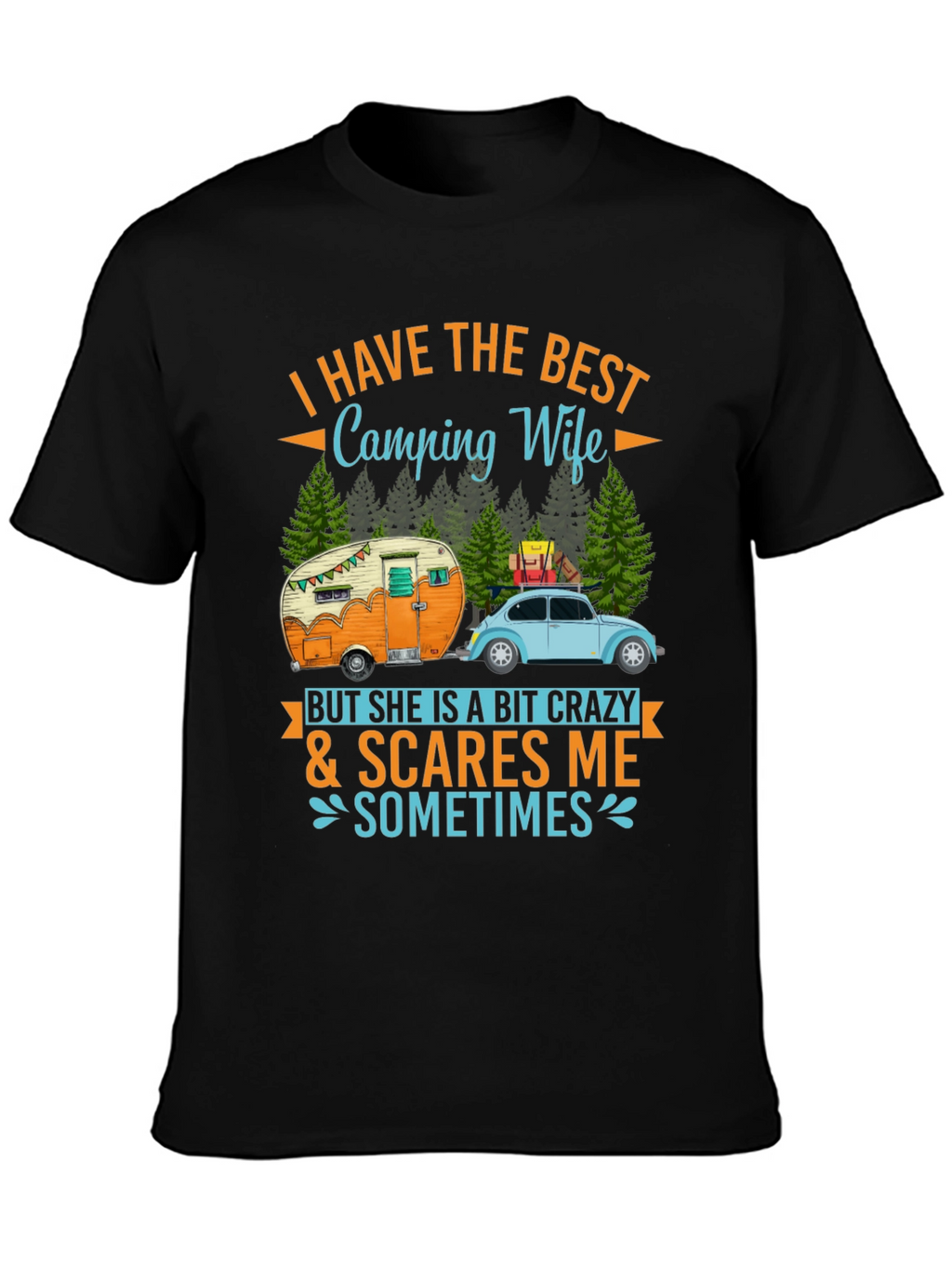 Funny Camping Wife T-Shirt