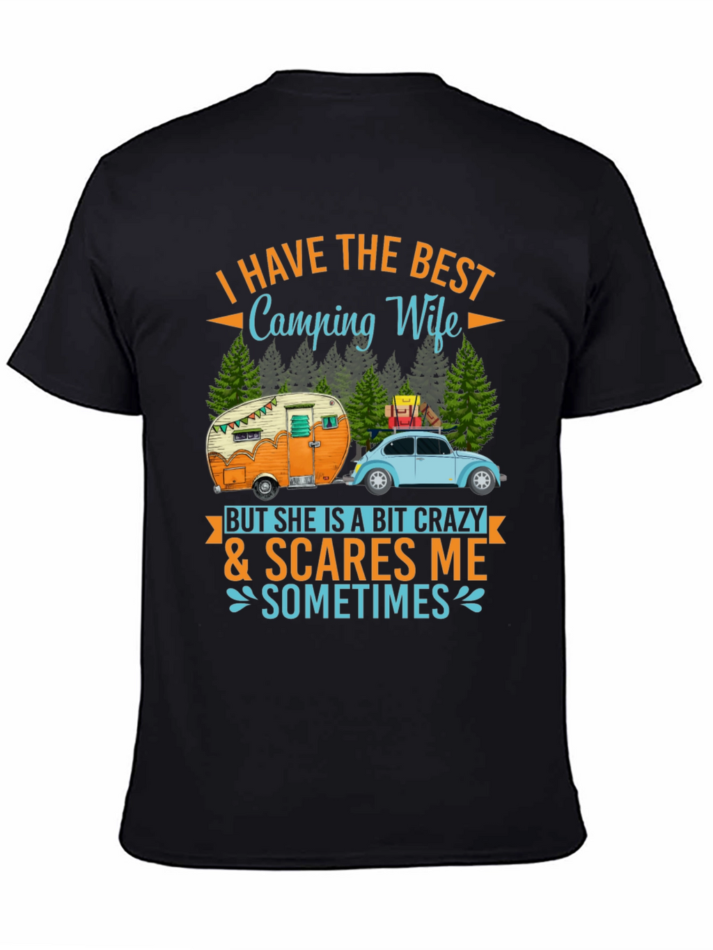 Funny Camping Wife T-Shirt
