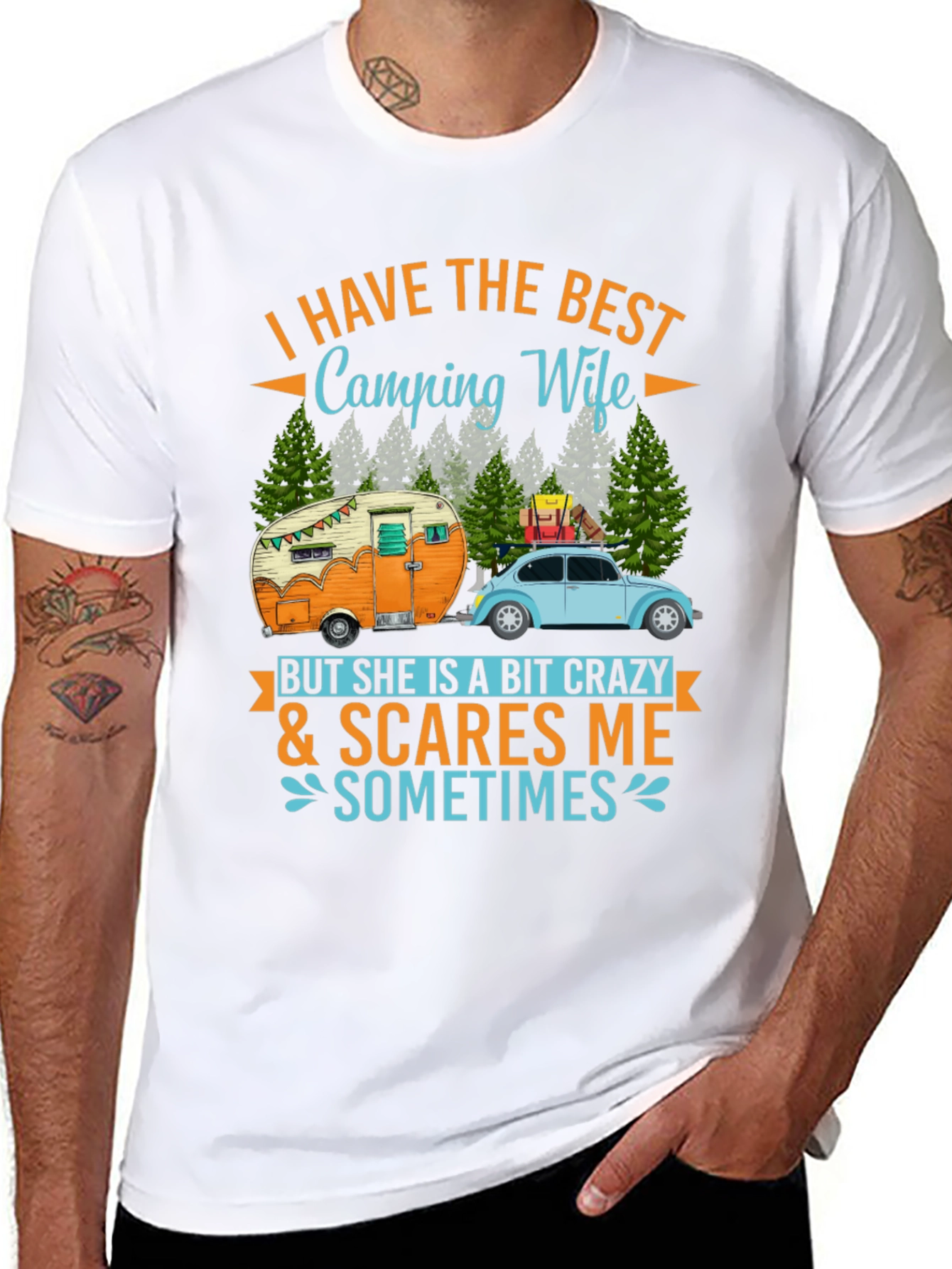 Funny Camping Wife T-Shirt