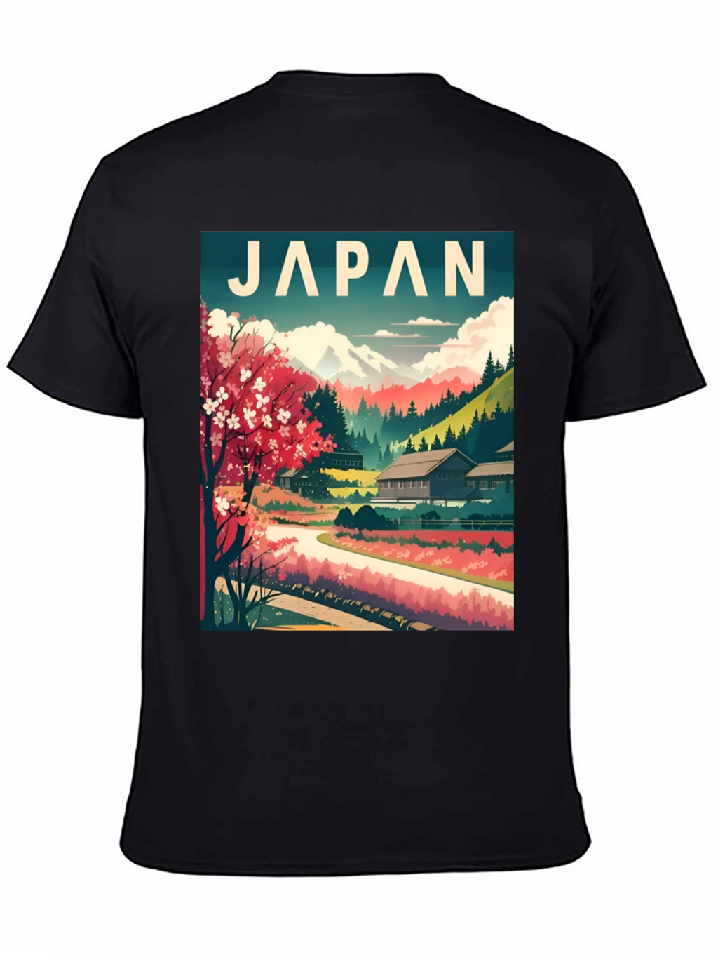 Japan Landscape T-Shirt - Stylish Travel Tee