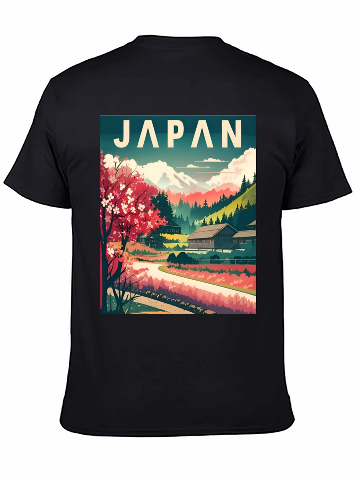 Japan Landscape T-Shirt - Stylish Travel Tee