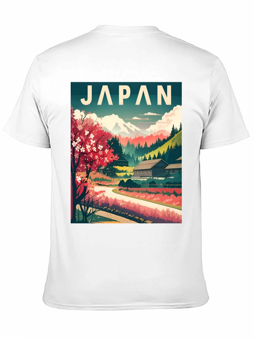 Japan Landscape T-Shirt - Stylish Travel Tee