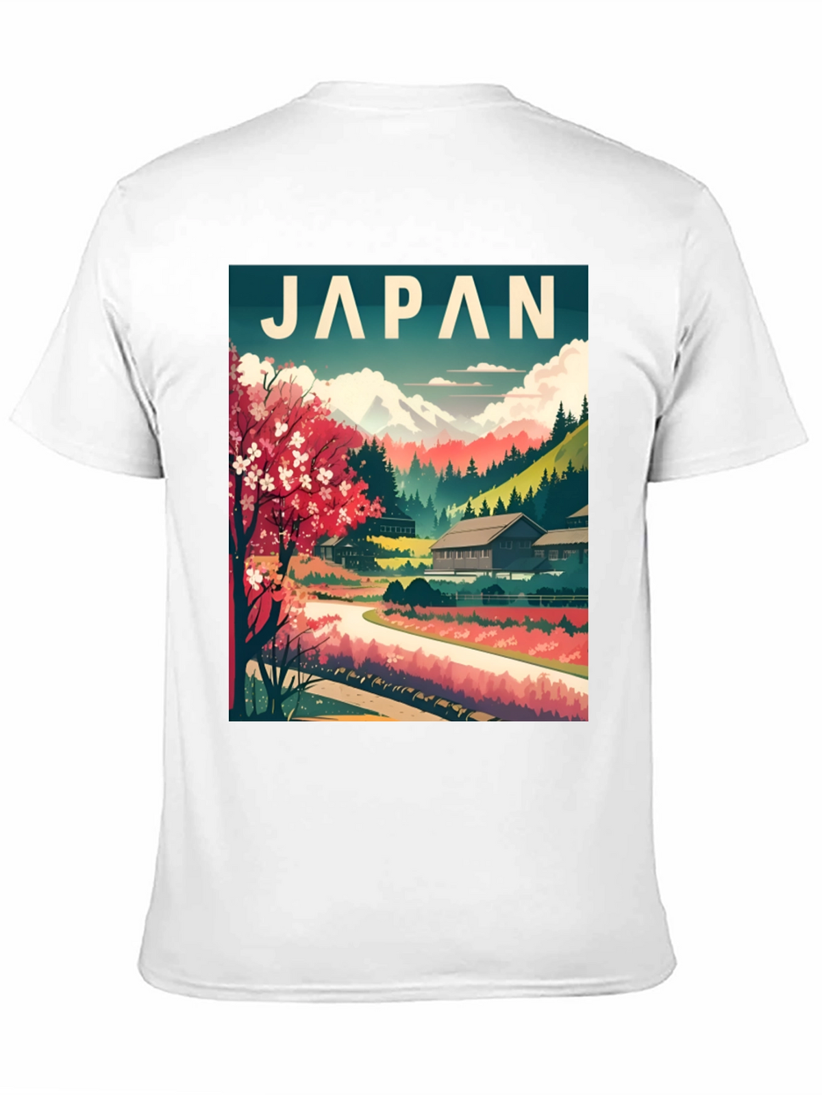 Japan Landscape T-Shirt - Stylish Travel Tee
