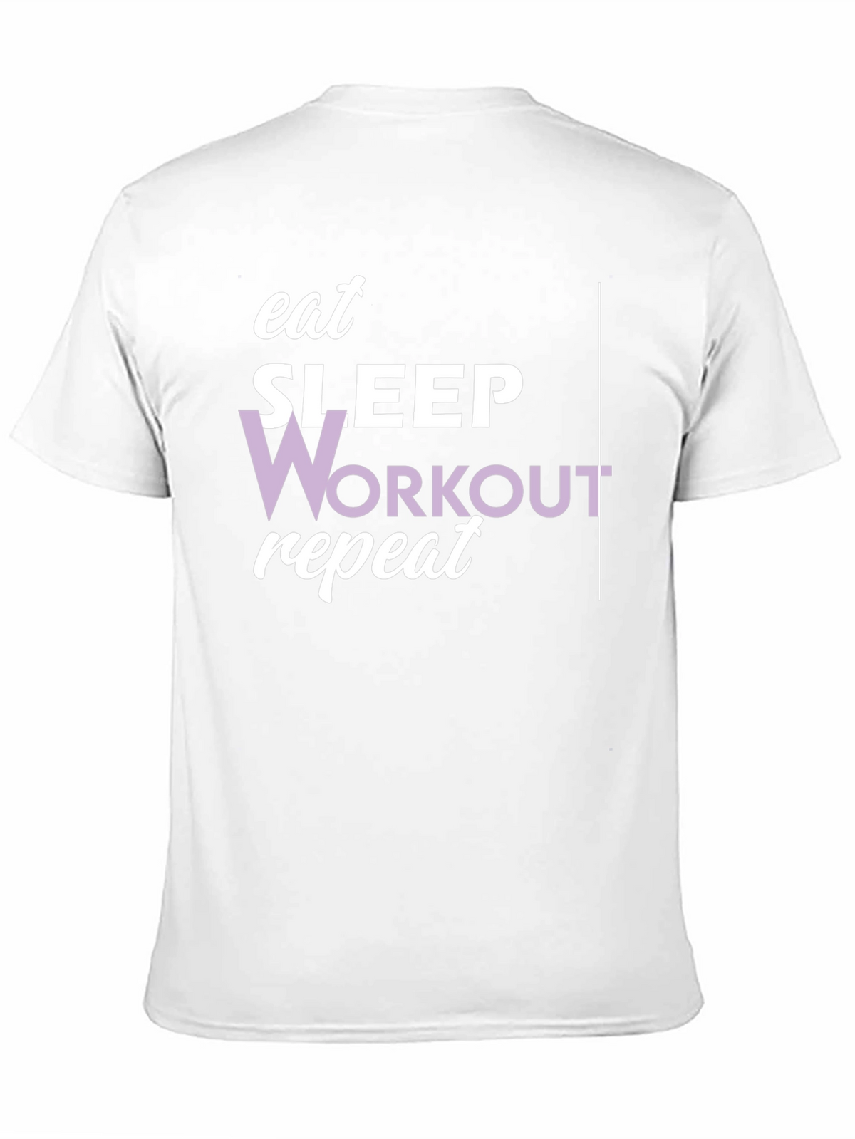 Eat Sleep Workout Repeat Graphic Tee