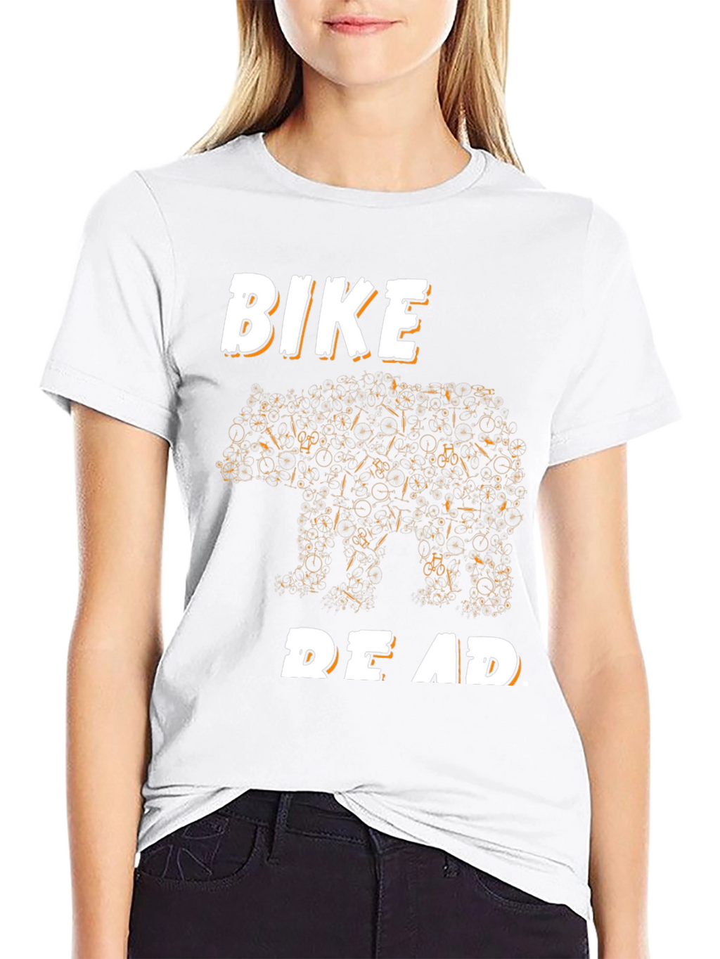 Bike Bear T-Shirt - Black Graphic Tee