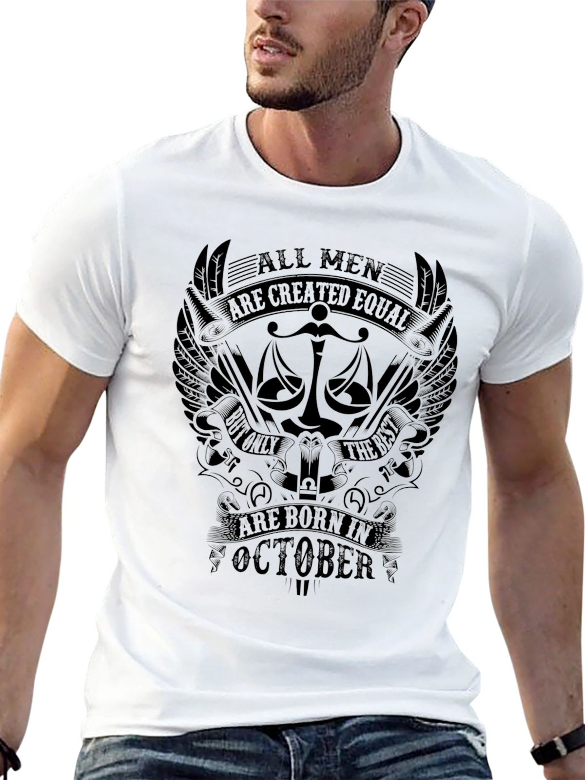 All Men Born In October T-Shirt