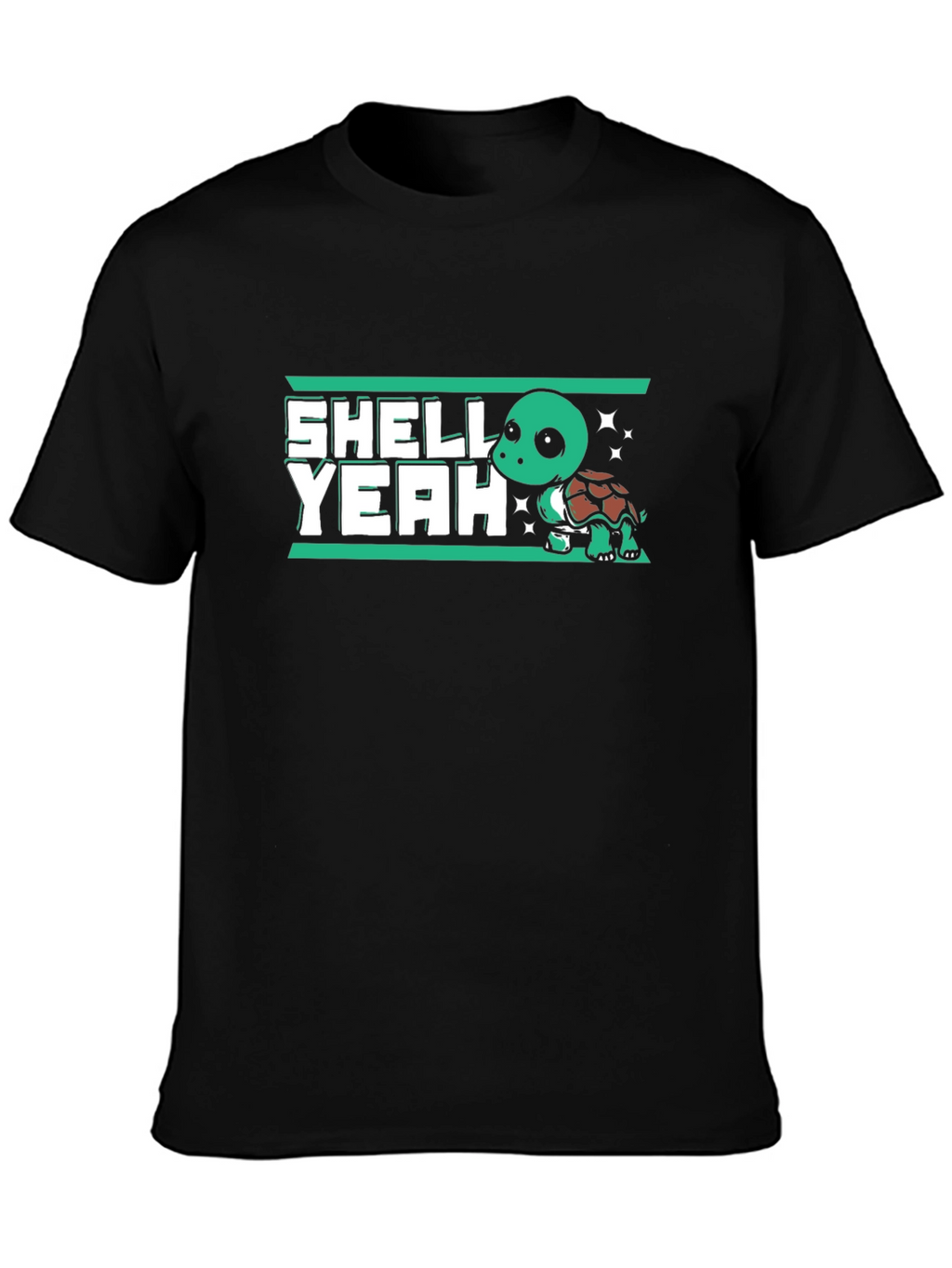 Shell Yeah Turtle Graphic T-Shirt
