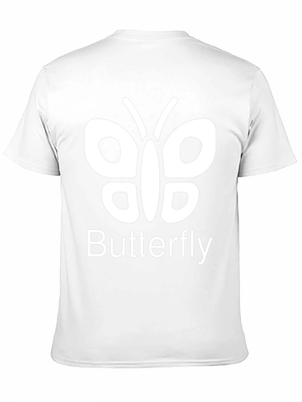 Butterfly Graphic Tee - Casual Black T-Shirt