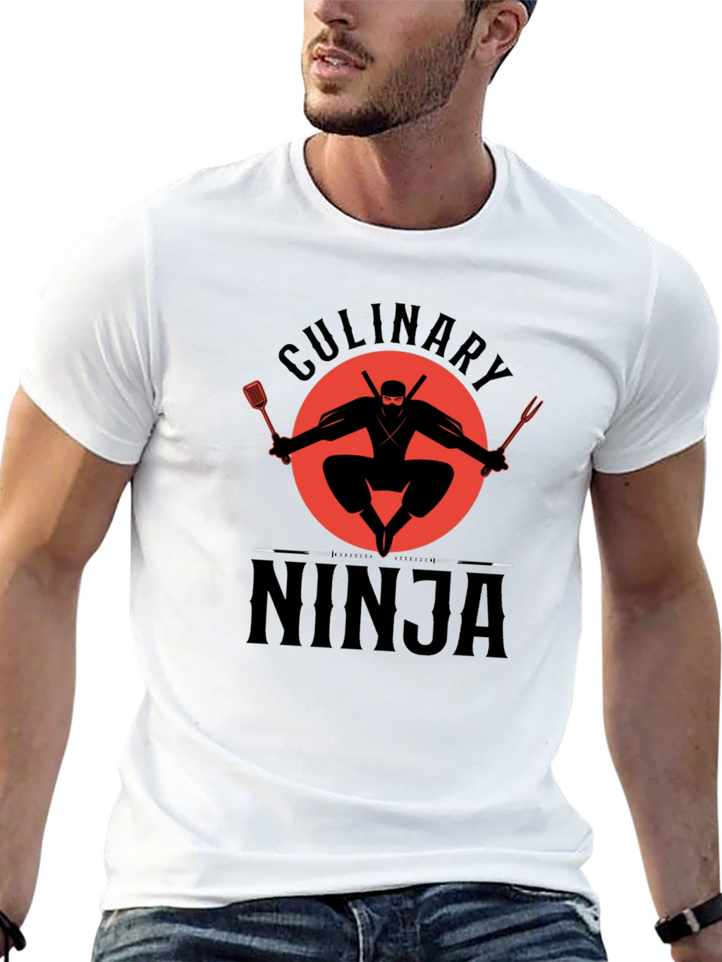 Culinary Ninja T-Shirt - Funny Chef Design