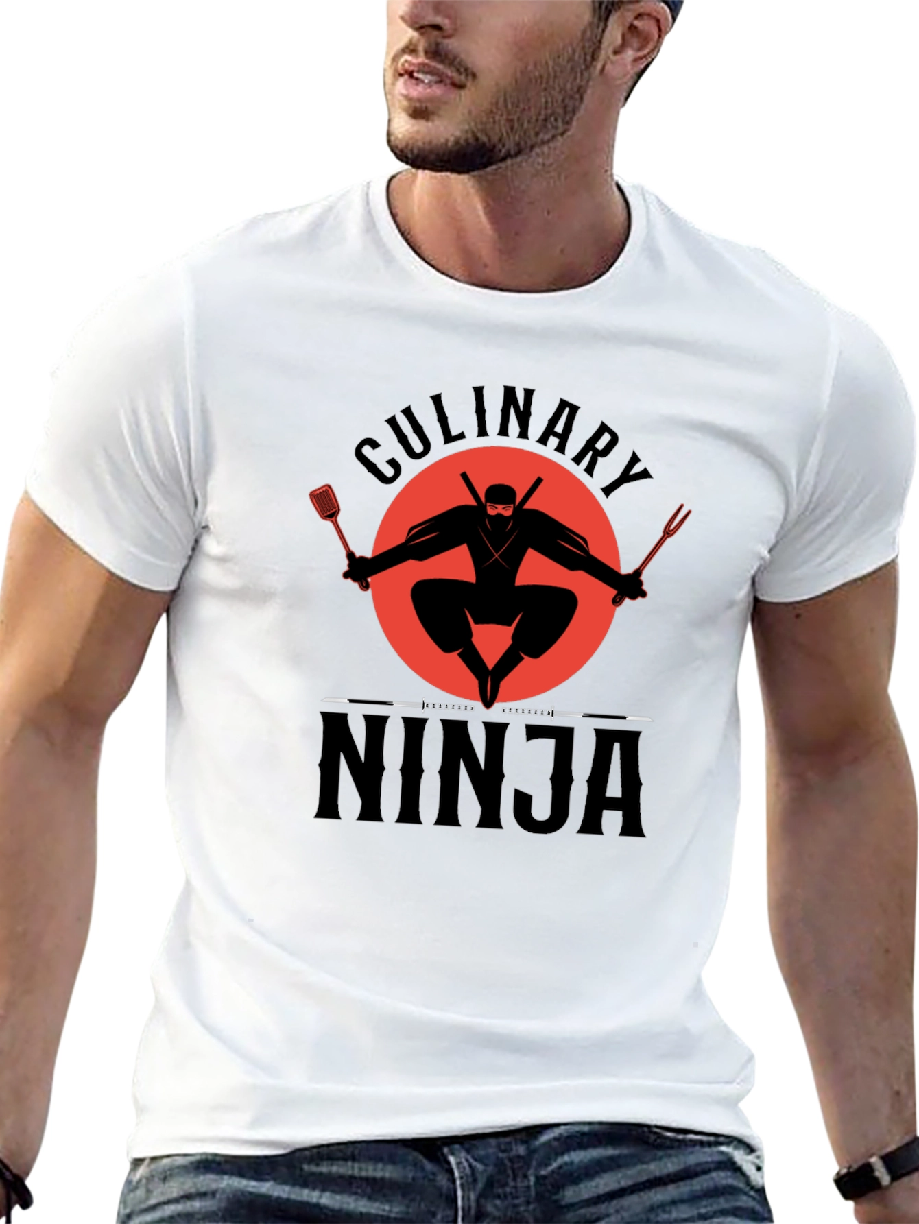 Culinary Ninja T-Shirt - Funny Chef Design