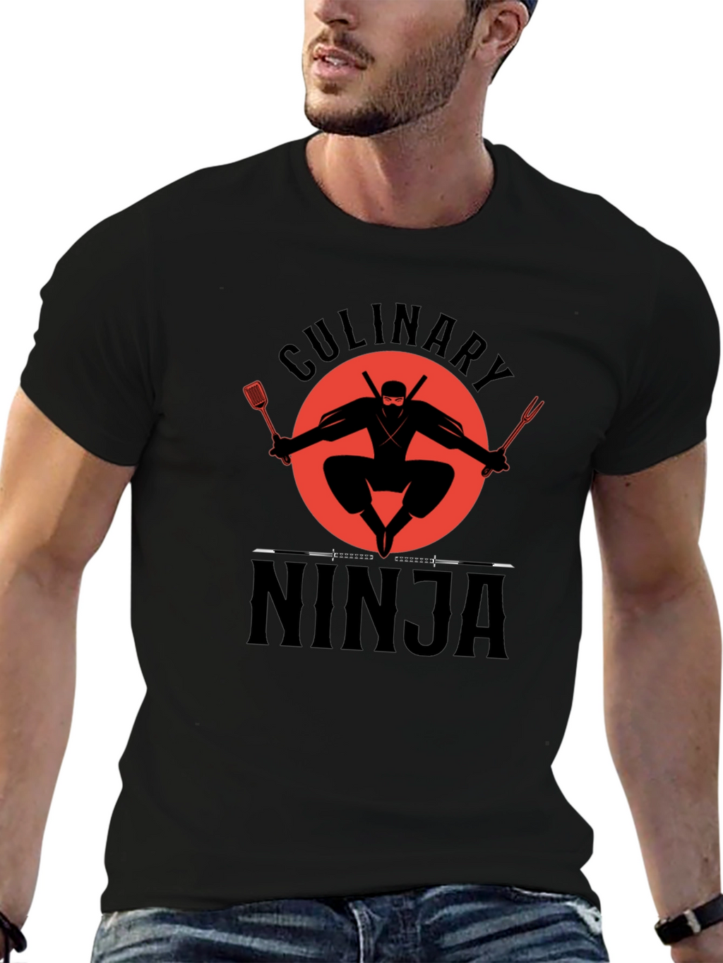 Culinary Ninja T-Shirt - Funny Chef Design