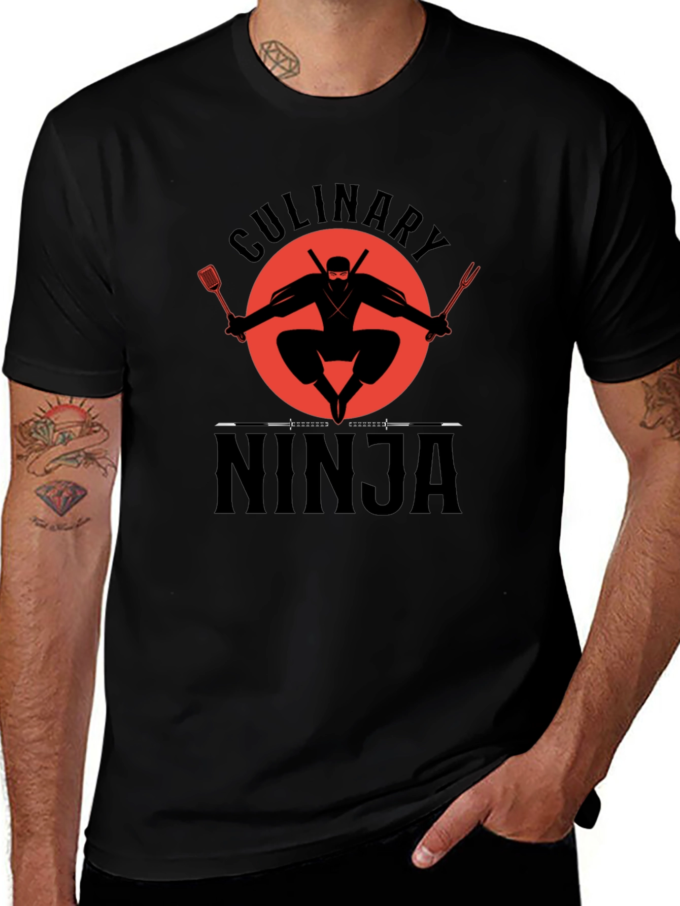 Culinary Ninja T-Shirt - Funny Chef Design