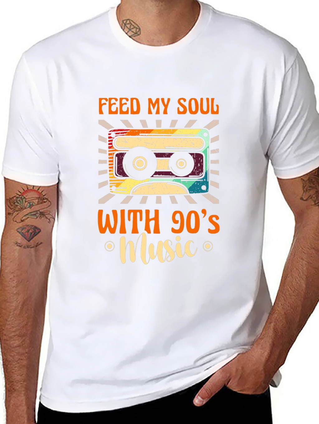 Retro 90s Music Soul Cassette T-Shirt