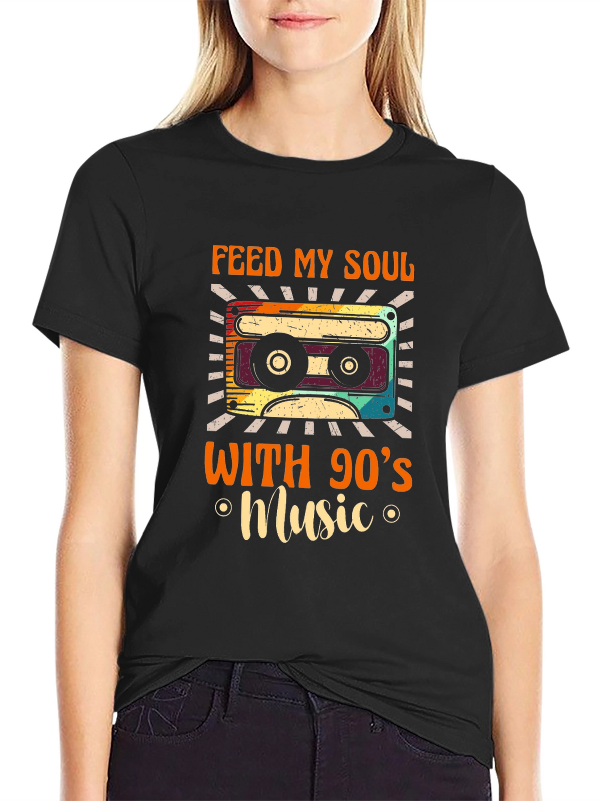 Retro 90s Music Soul Cassette T-Shirt