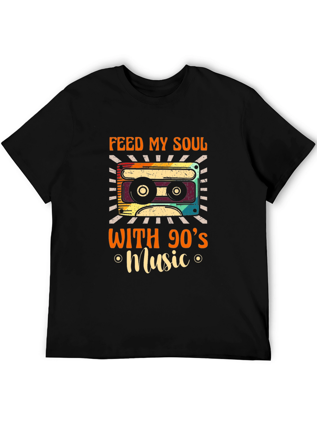 Retro 90s Music Soul Cassette T-Shirt