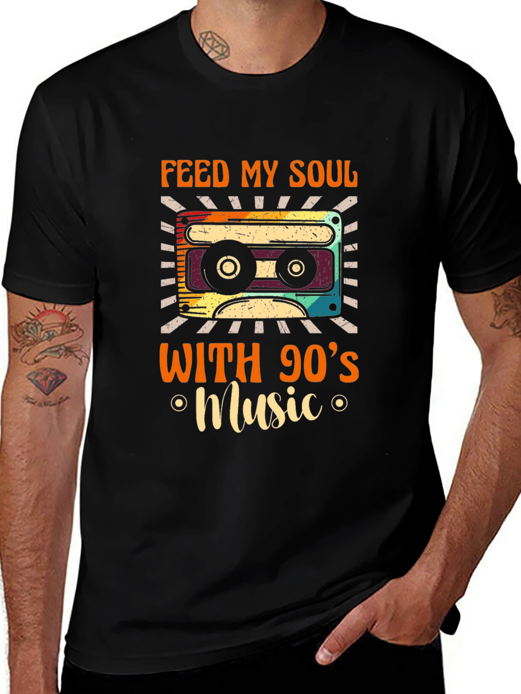 Retro 90s Music Soul Cassette T-Shirt