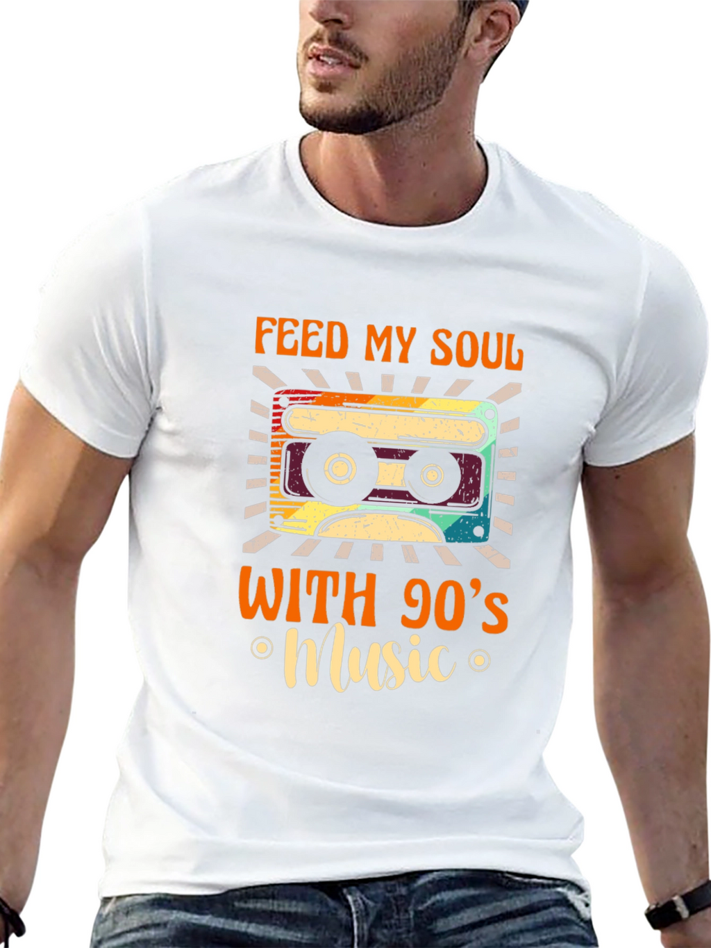 Retro 90s Music Soul Cassette T-Shirt