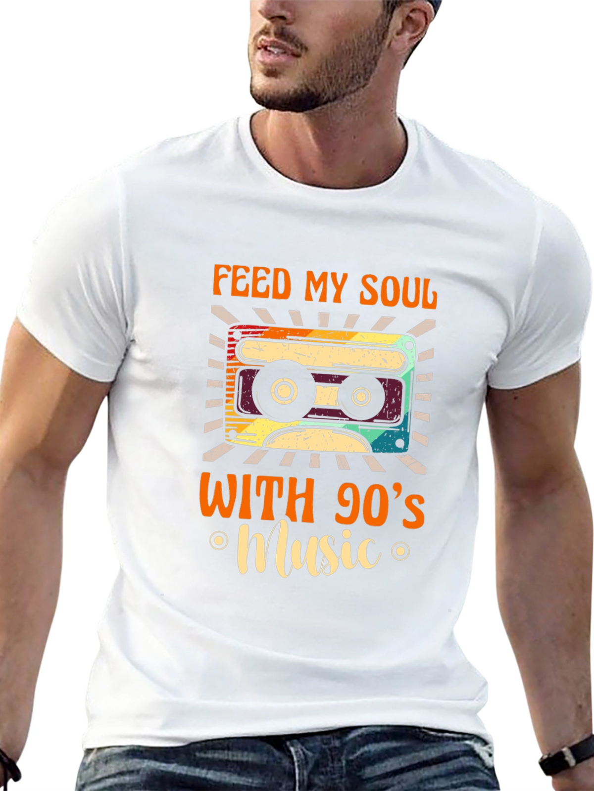 Retro 90s Music Soul Cassette T-Shirt