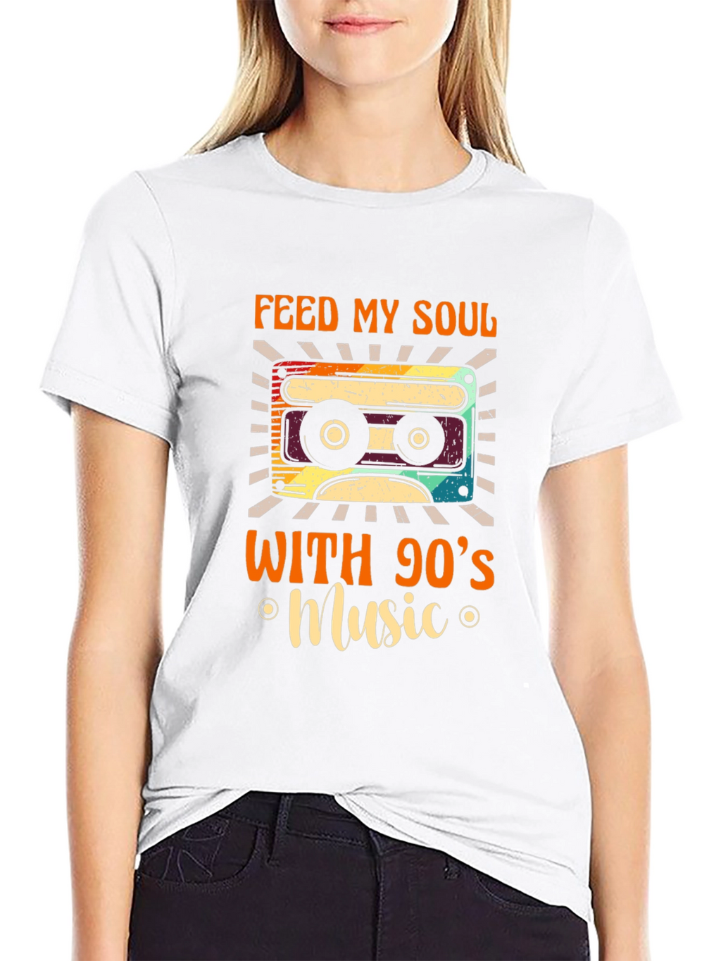 Retro 90s Music Soul Cassette T-Shirt