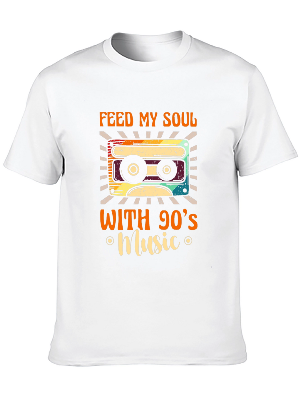 Retro 90s Music Soul Cassette T-Shirt
