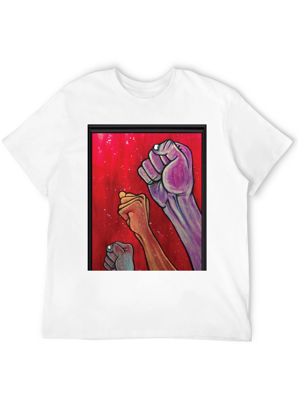 Unity Fist Graphic Tee - Black