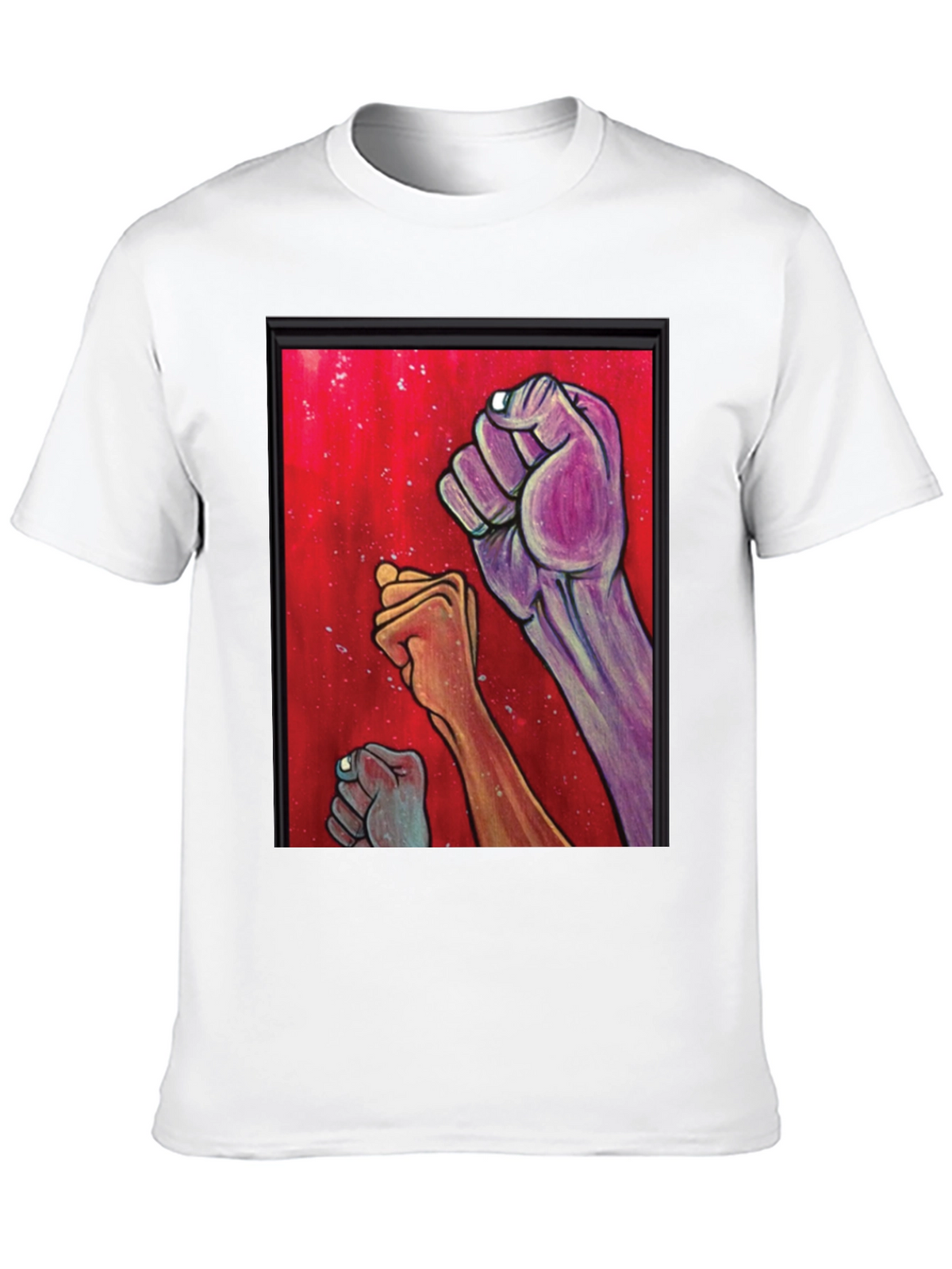 Unity Fist Graphic Tee - Black