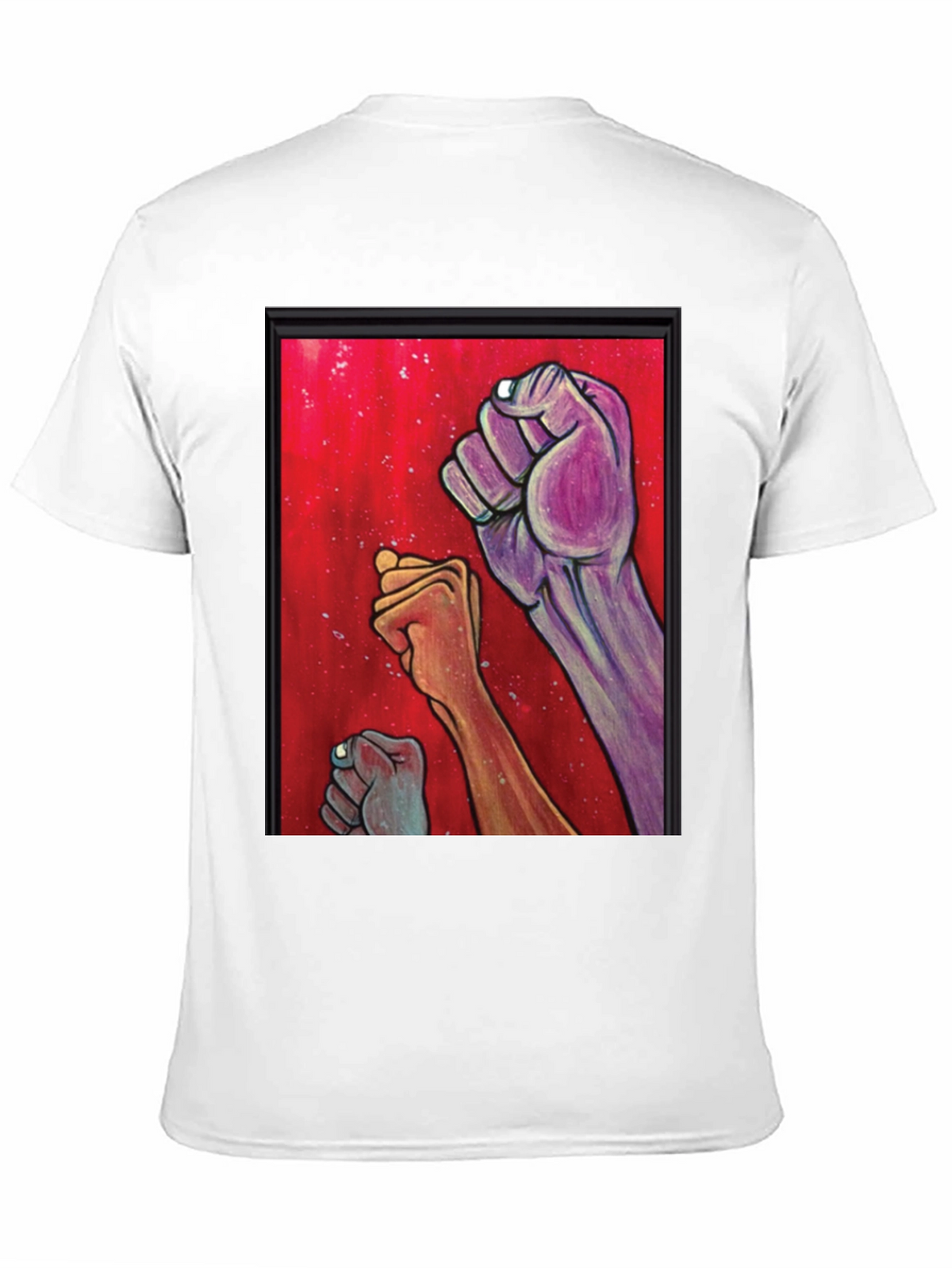 Unity Fist Graphic Tee - Black