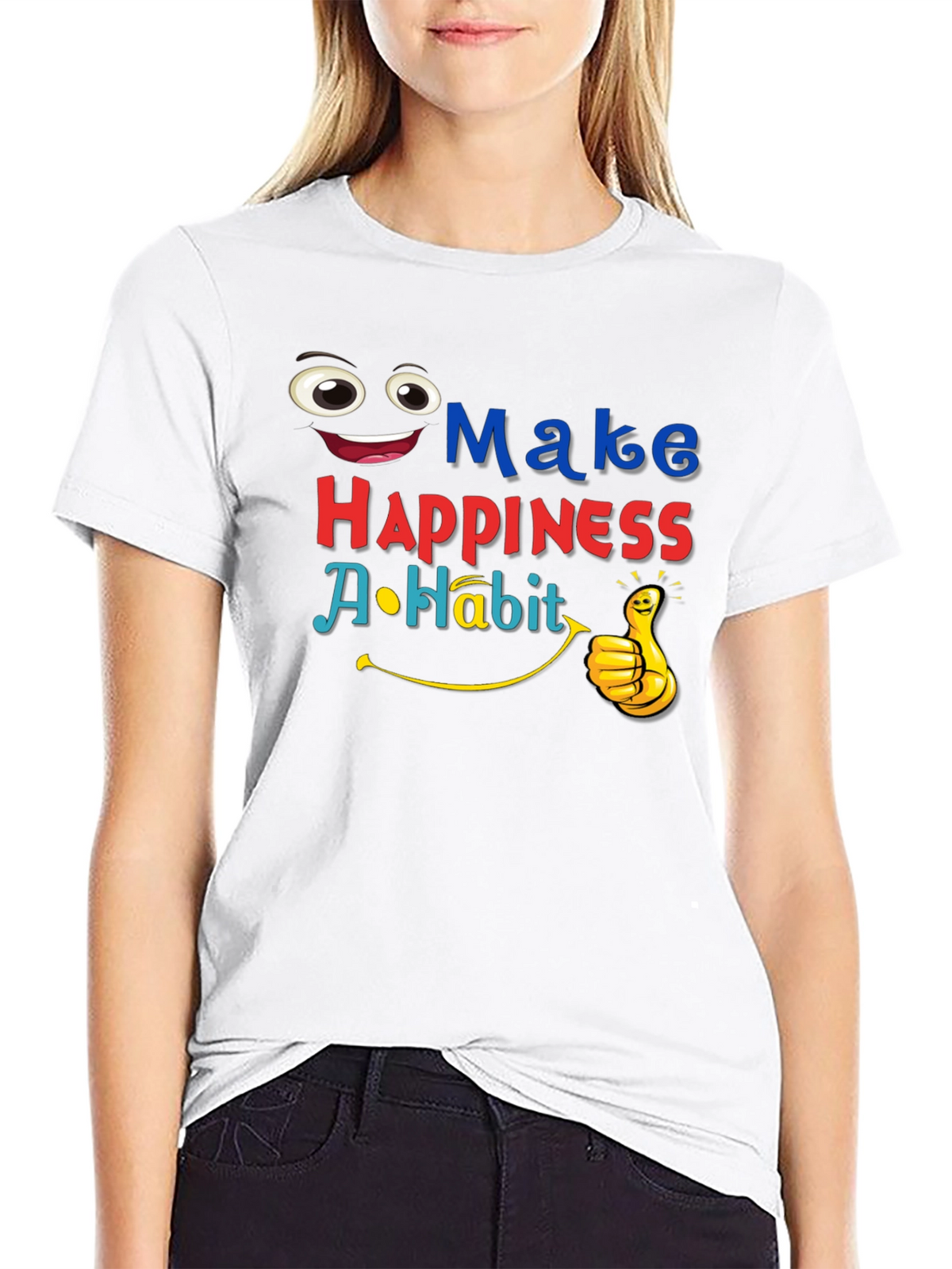Make Happiness A Habit Graphic T-Shirt