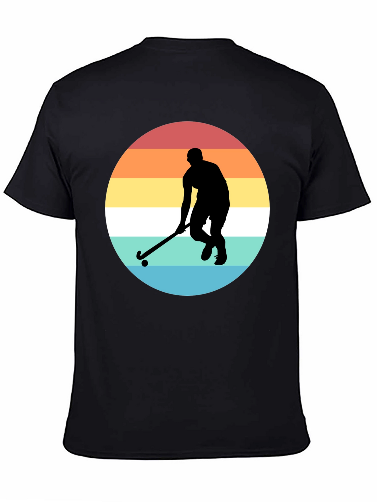 Field Hockey Sunset Graphic Tee