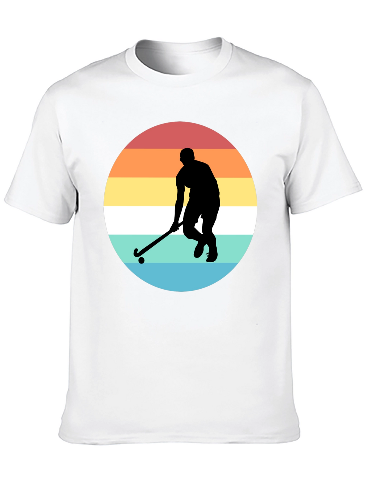 Field Hockey Sunset Graphic Tee