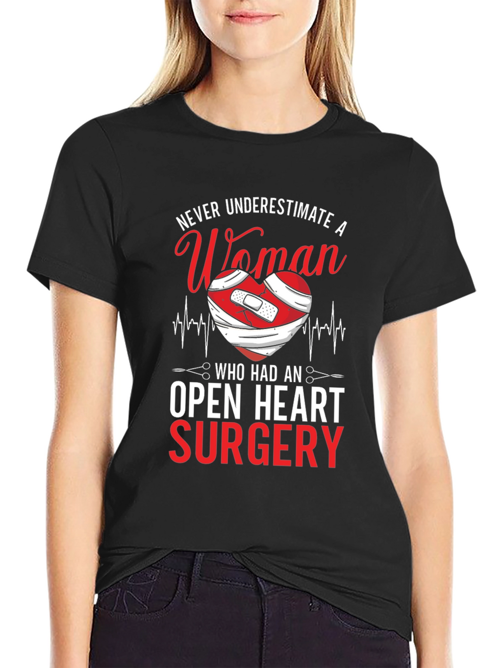 Open Heart Surgery Womans T-Shirt