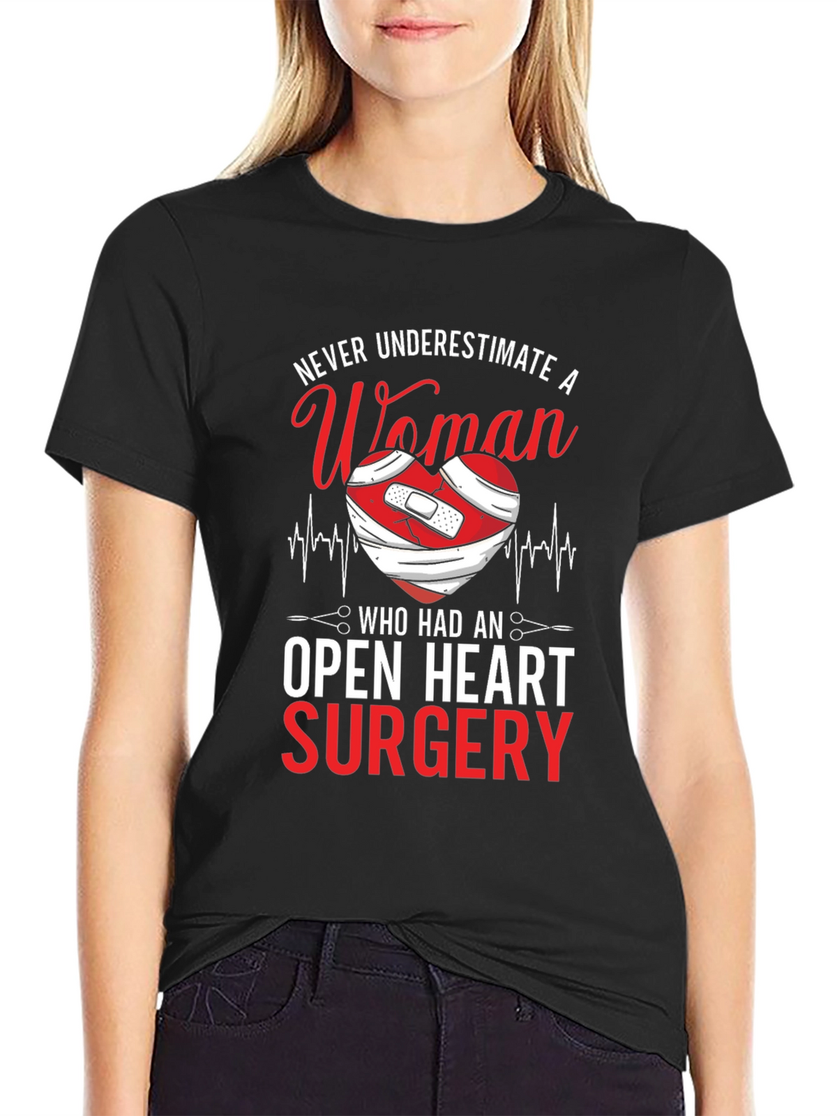 Open Heart Surgery Womans T-Shirt