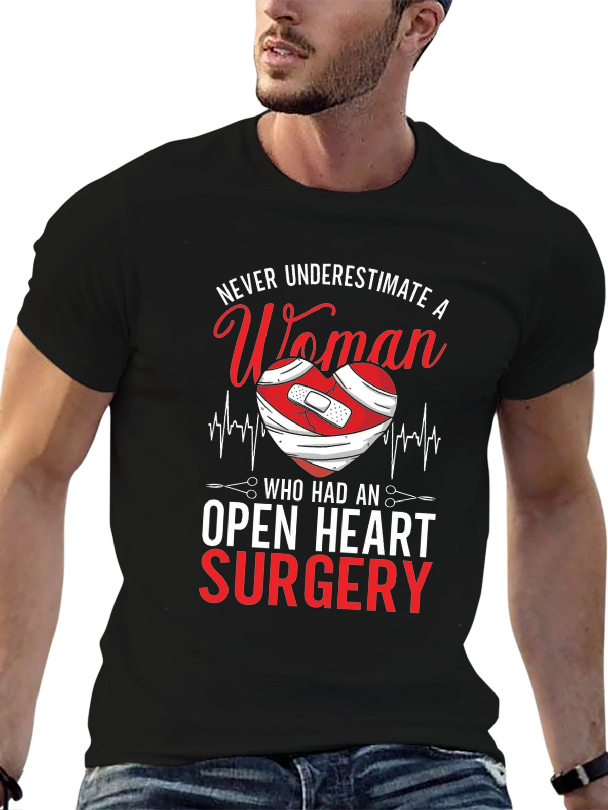 Open Heart Surgery Womans T-Shirt